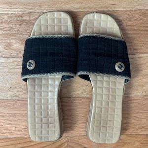 Black Chanel Sandals